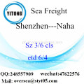 Porto de Shenzhen LCL consolidação de Naha